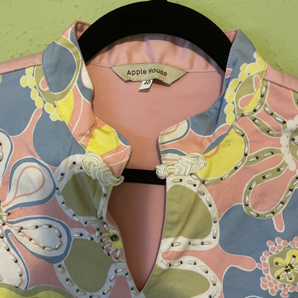 Mod Flower 60’s Tunic - Picture 2 of 8
